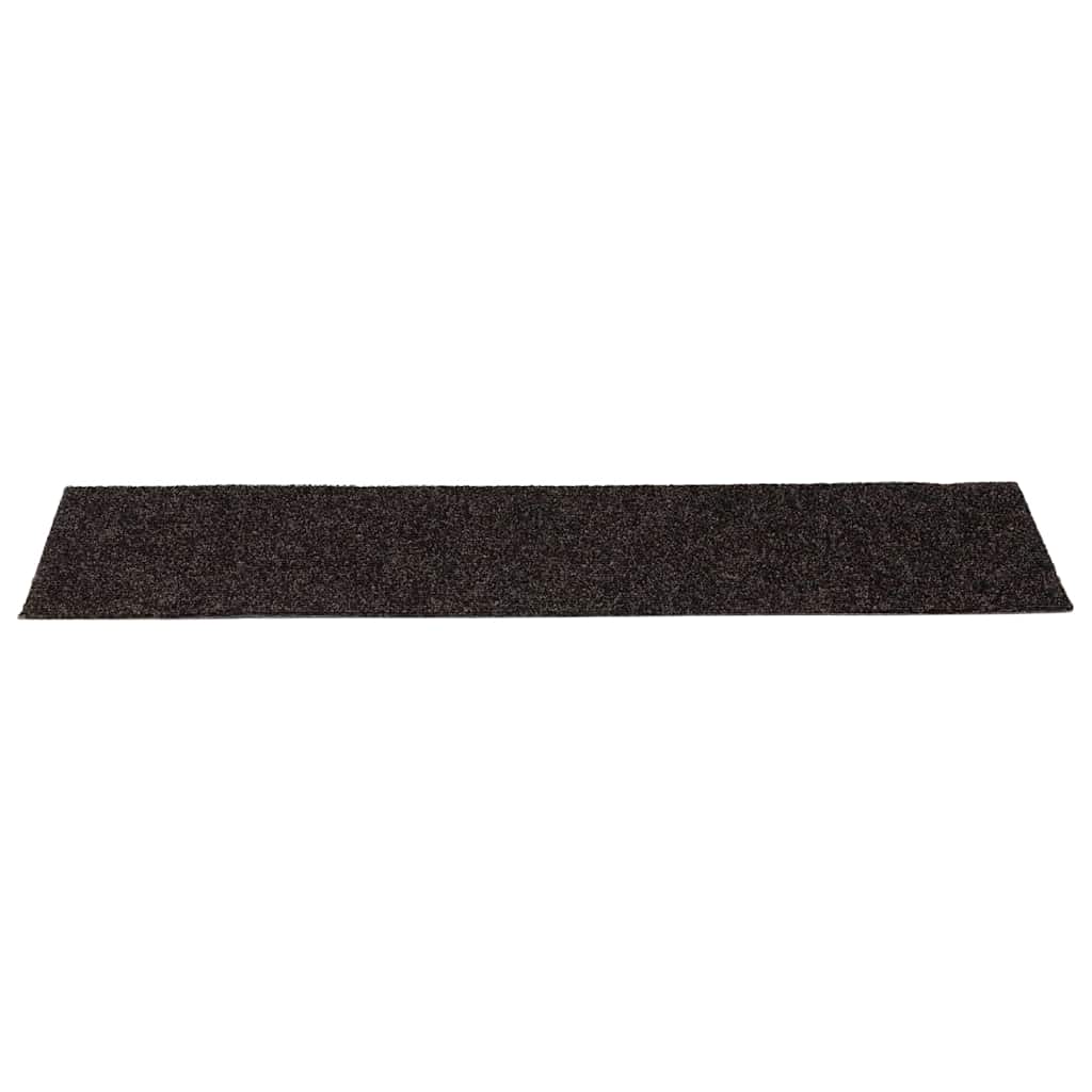 Tapis d'escalier auto-adhésifs 30 pcs marron 76x20 cm - 4
