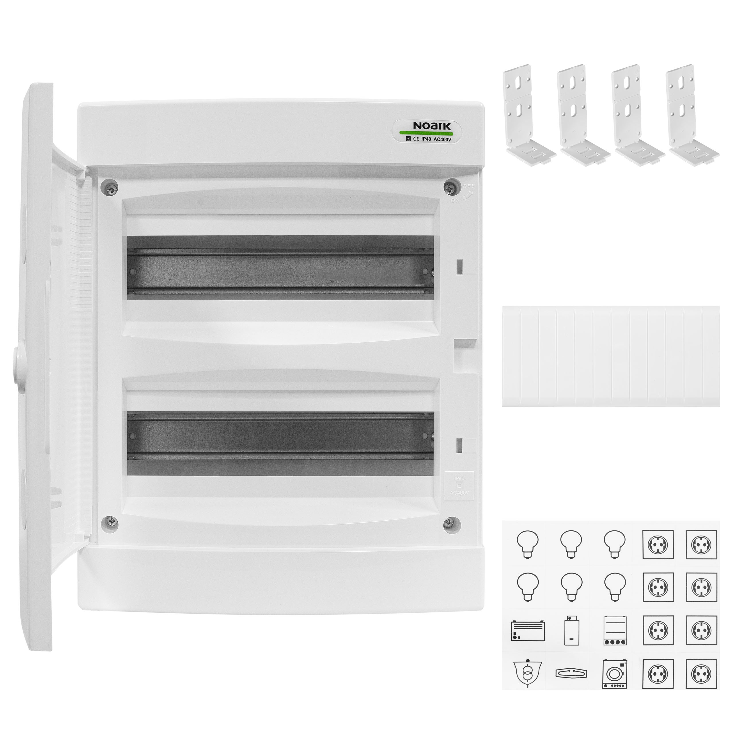NOARK PNF OBUDOWA SZAFKA INSTAL. PODTYNKOWA 2x12