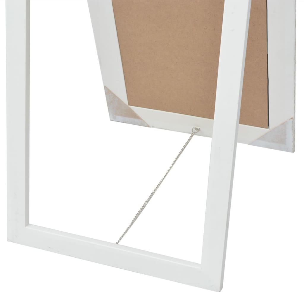 Espelho de pé estilo barroco branco 160x40 cm- COMFORTXL - 5