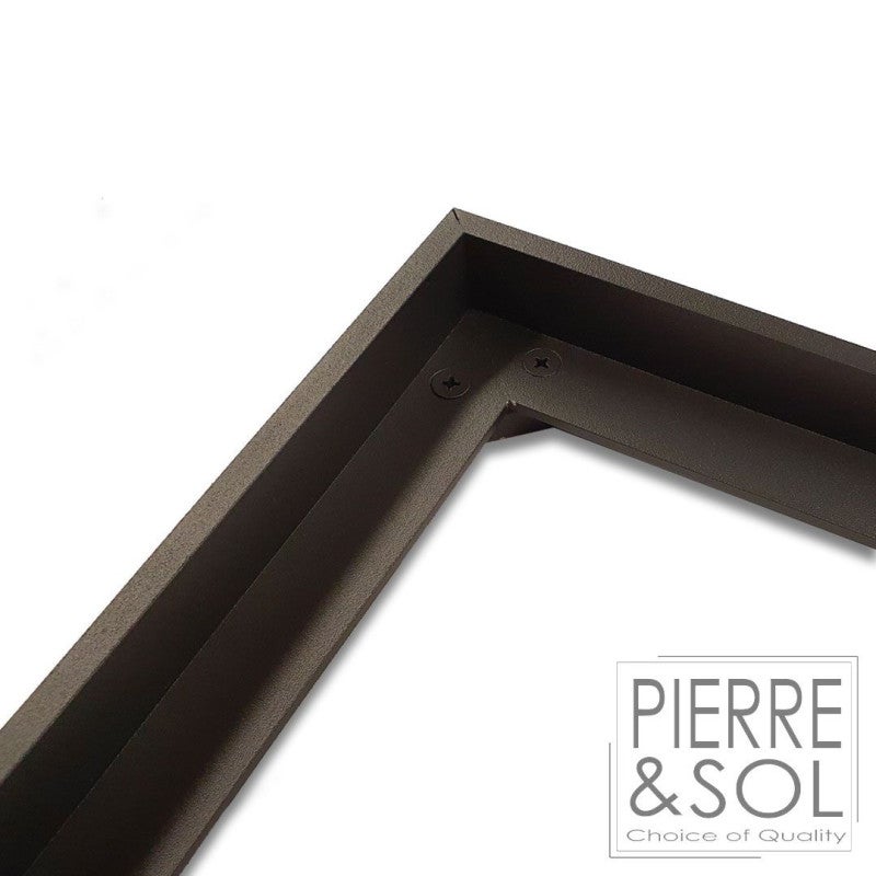 Cadre Paillasson Aluminium Naturel Rosco - 1000 X 600 Mm Pour Tapis D'Entrée