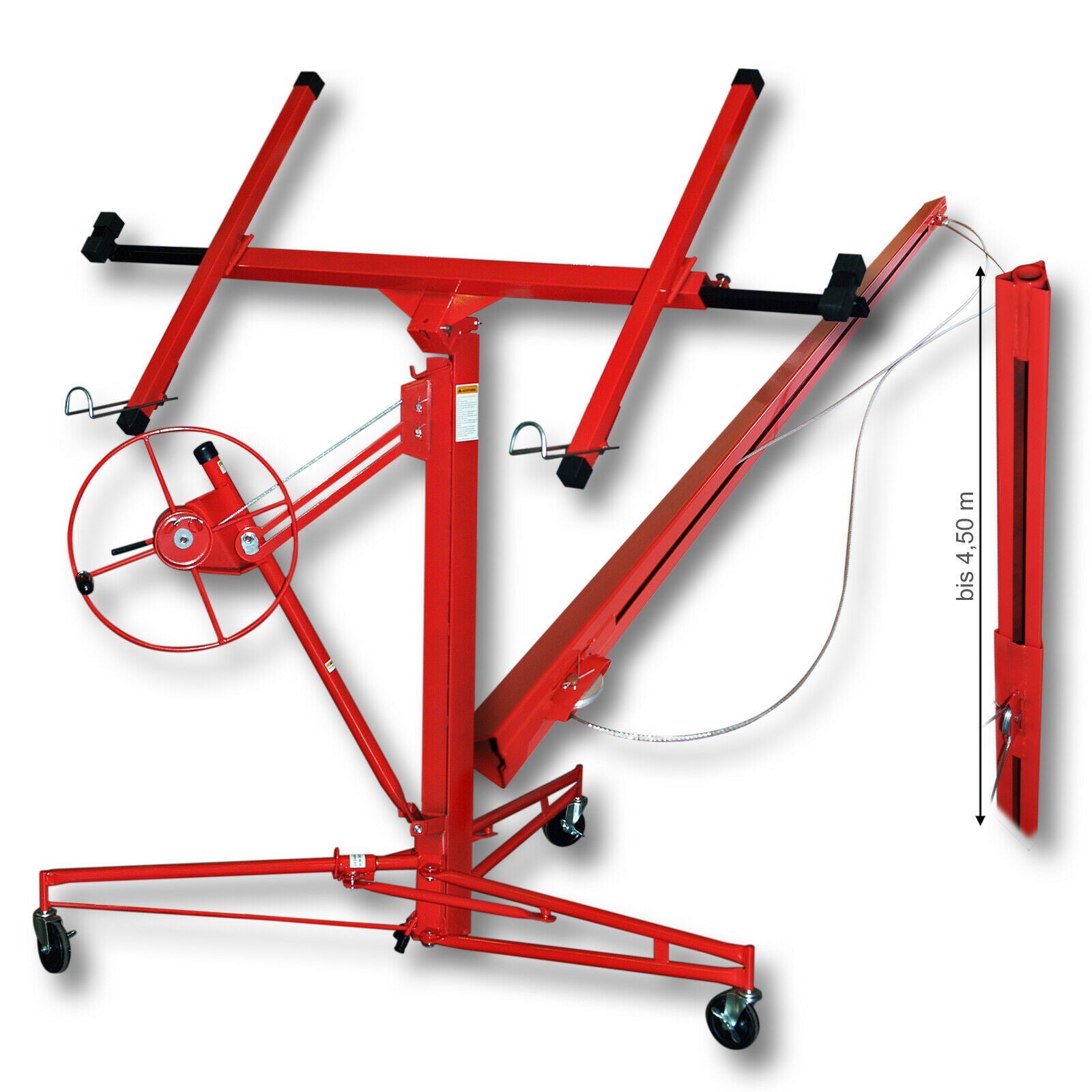 Sollevatore Per Pannelli Sonnewelt - Regolabile, 68kg Capacit&agrave;, Pieghevole