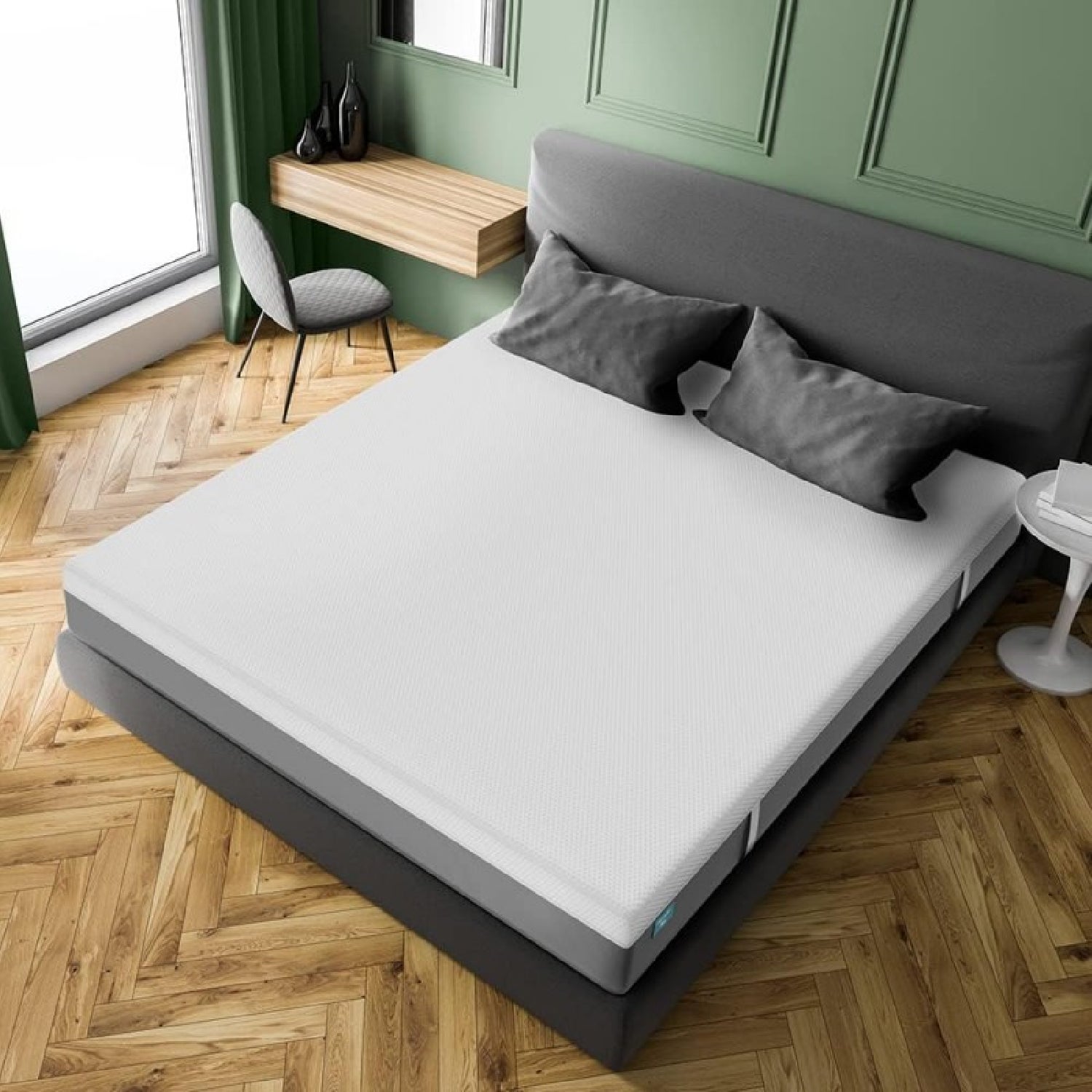 Matelas En Mémoire De Forme Et Gel Raaîchissant De 27 Cm De Hauteur Modele Fantasma 90x200 Cm