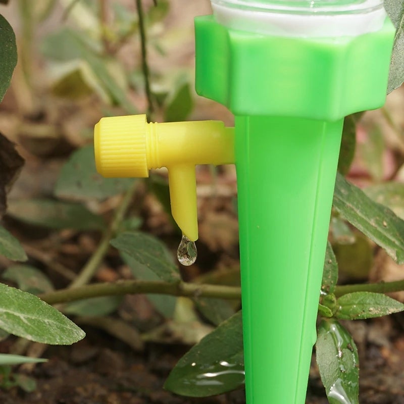 Système d'arrosage automatique goutte-à-goutte, kit de pointes pour plantes de jardin et de maison, outils d'irrigation, 12 pièces - 5