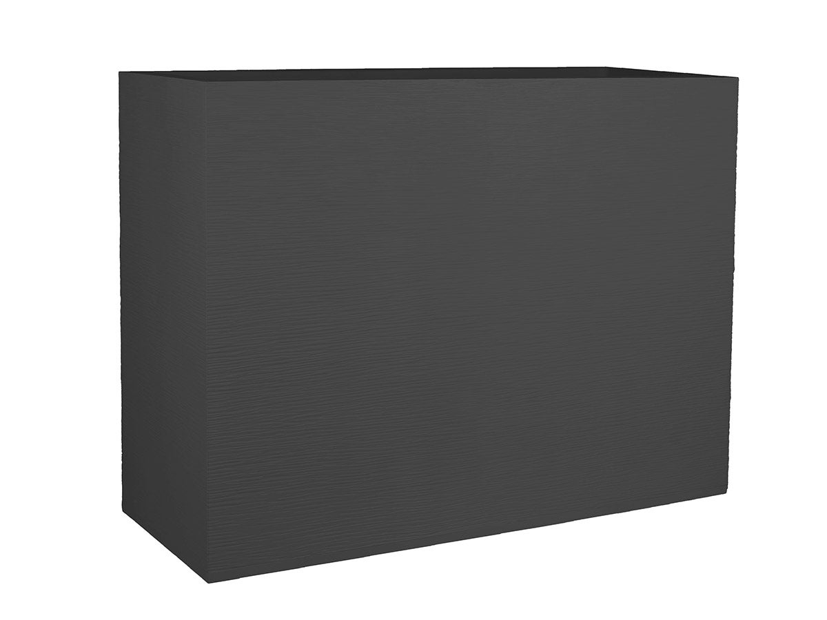 Jardinière rectangulaire Graphit - 78,5 x 29,5 x 60 cm - 46 L - Gris anthracite - Eda - 6