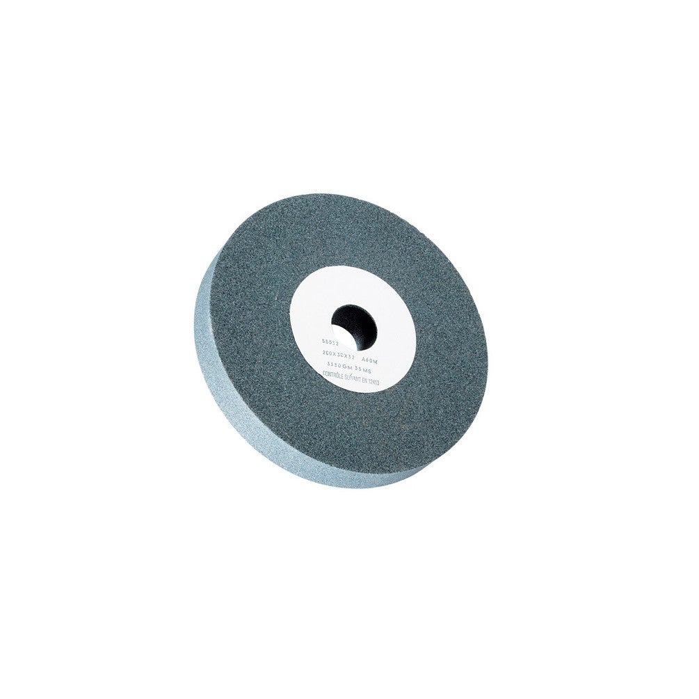 Meule Sur Champ Sidamo Ø 200 X 25 Mm Alésage 20 Mm Grain A 24 R – Enlèvement Rapide Sur Métaux
