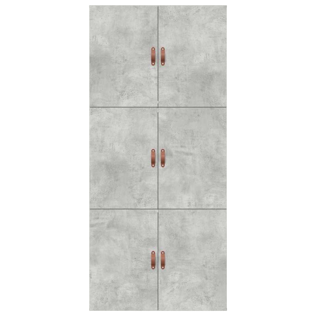 Cadre de lit avec rangement, gris béton, pour la chambre, 90 × 200 cm - 9