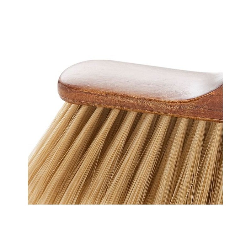 Escoba Superficies Delicadas, Cepillo de Barrer, Cerdas Suaves, Recomendado para Parquet, 32x11x8 cm + Palo Amarillo 140 cm - 6