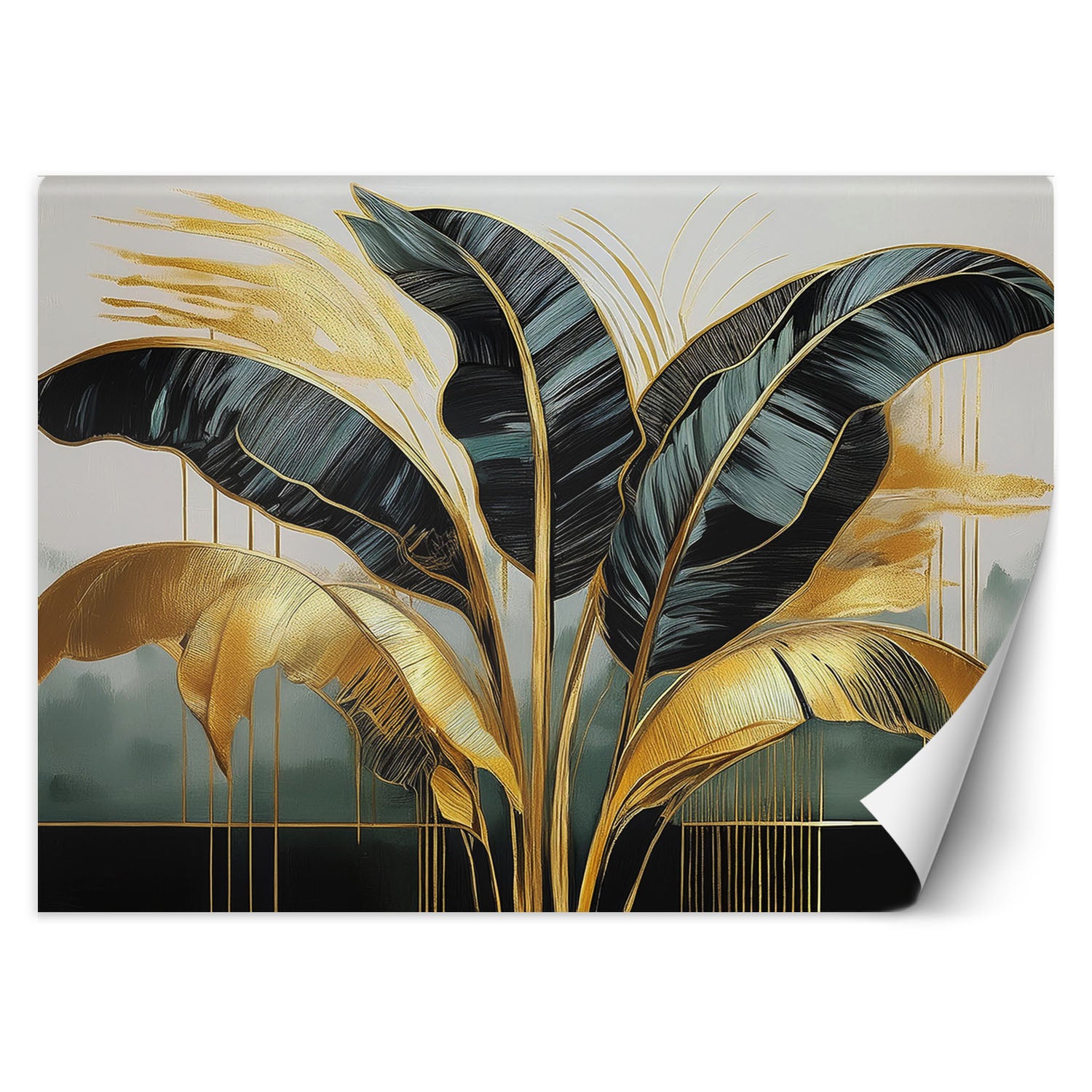 Fototapeta, Liście bananowca Art Deco 400x280