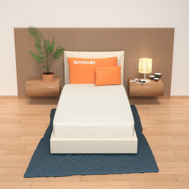 Matelas 90x200 Hauteur 10 cm - Revêtement Aloe Vera, Waterfoam, Pliable | Plus H10