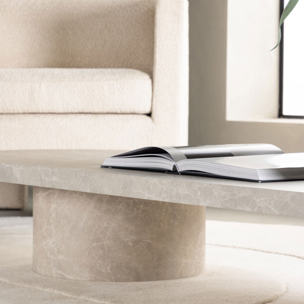 Narvik stolik kawowy beżowy. - 6