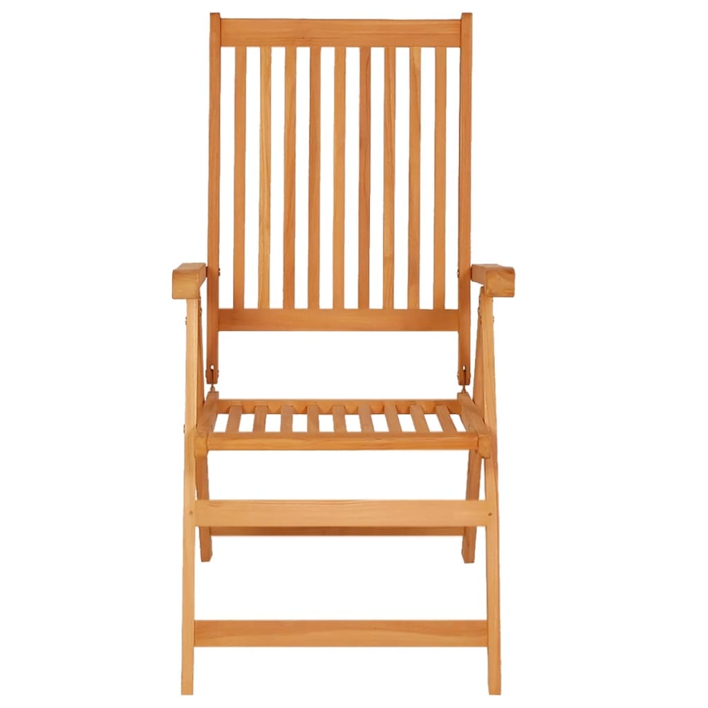 Chaise de jardin avec coussin Maison Exclusive en bois Gris - 4