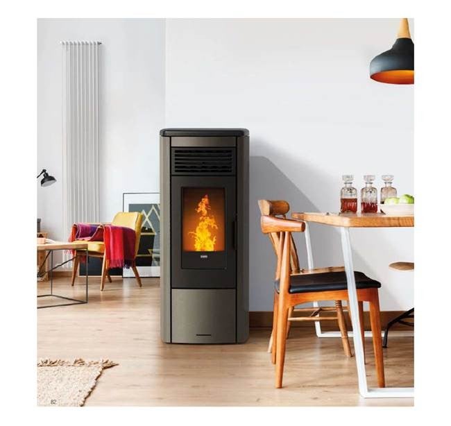 Klover Thermoaura 15 Kw bronzo termostufa a pellet (PREZZO TRATTABILE) - 2
