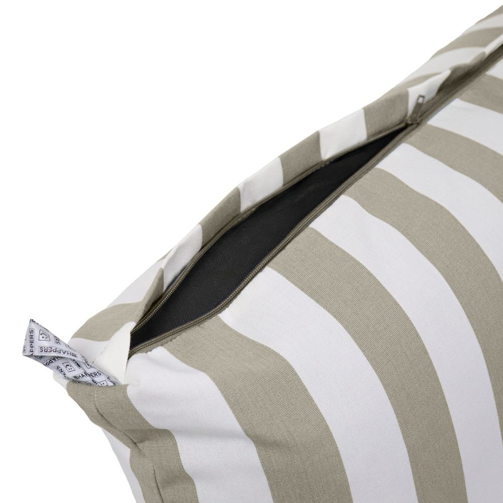 Cojín para Palets Toldotex Beig Funda Asiento y/o Respaldo 120x60x20 (rayado) Sin Relleno - 4