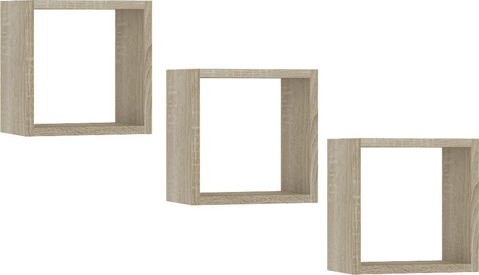 Półka AKORD K25 Dąb Sonoma 25 cm kolor Dąb Sonoma mat 3 półki 25x15x25 cm