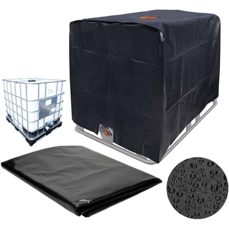 Pokrowiec IBC 1000L 120x100x116cm – Ochrona przed promieniowaniem UV, ochrona przed kurzem do zbiornika na wodę