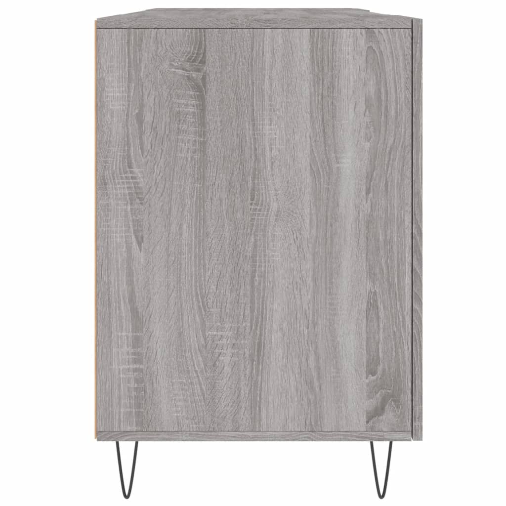 Bureau，Table de travail，Table d'étude sonoma gris 140x50x75 cm bois d'ingénierie CWV55657 - 7