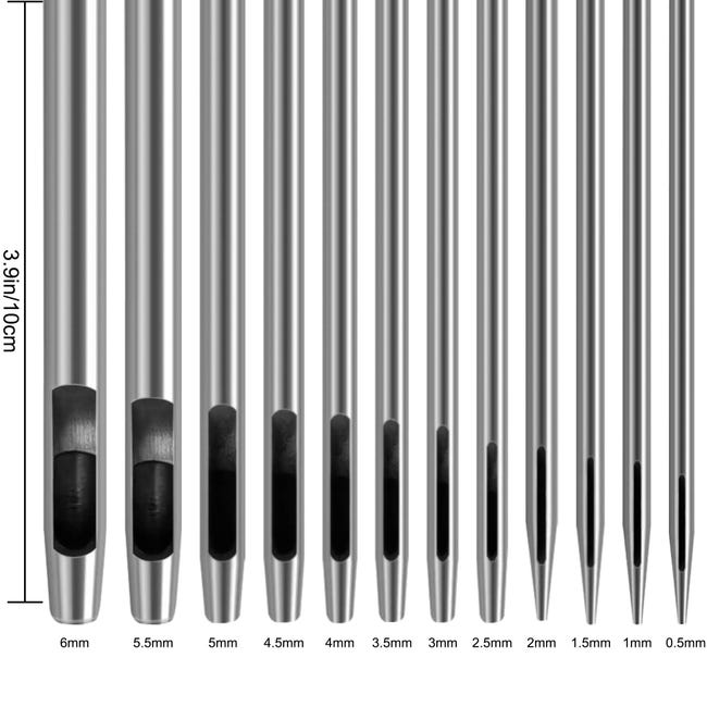 Toolzone PN104 3 â€" 19 Mm Fustelle Per Fori Circolari, Per Pelle/gomma