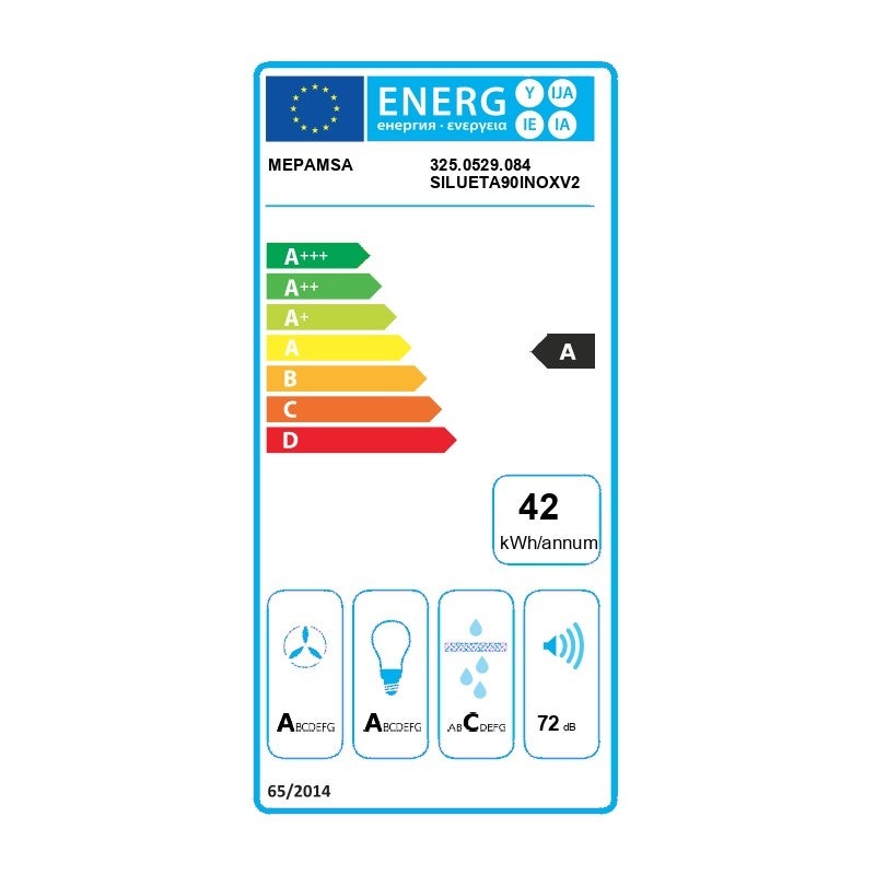 Hotte standard Mepamsa Silueta XLA - 4