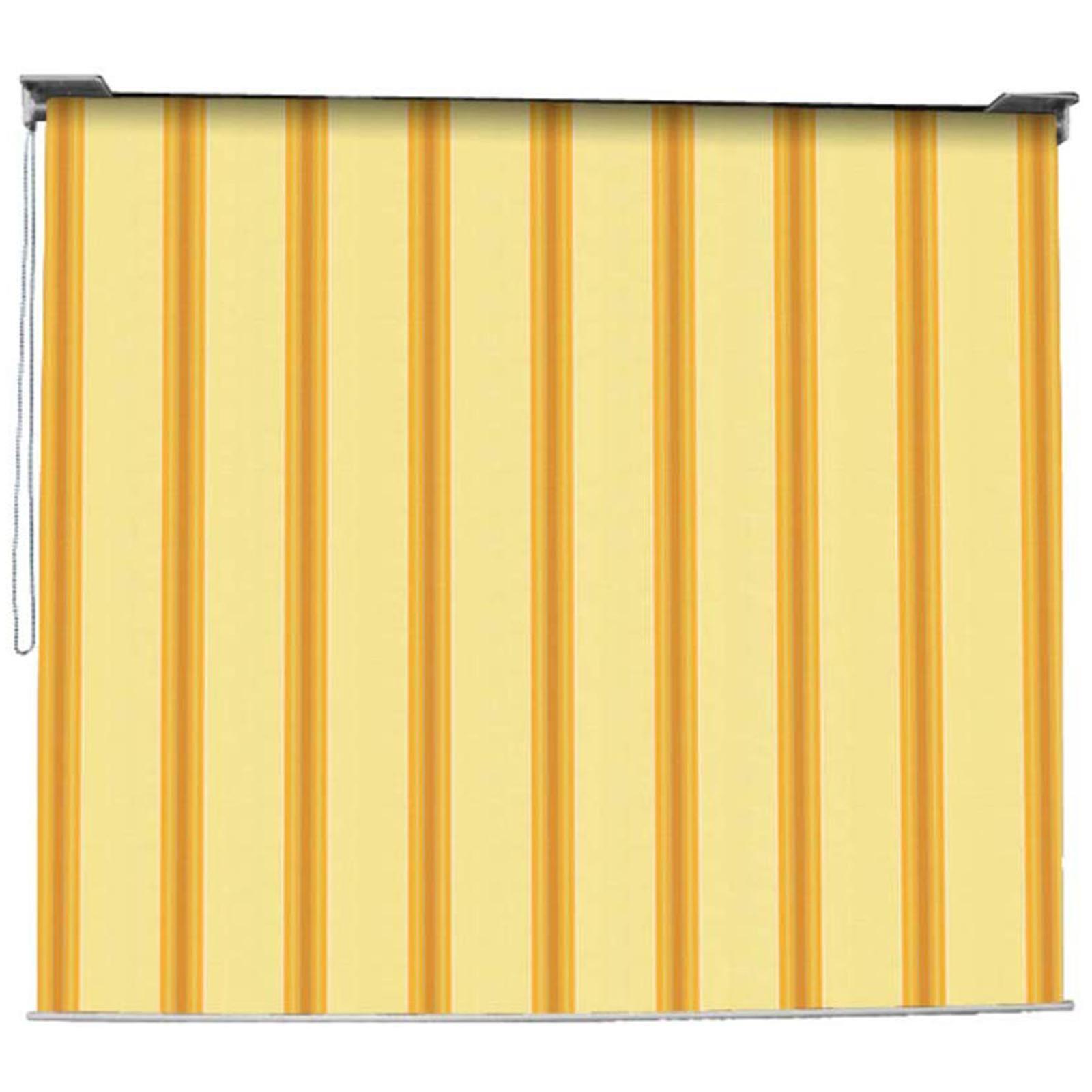 Tenda da Sole a Caduta con Catenella Avvolgibile per Balconi Beige Bordeaux 2 x 2.5 m Mikonos - 7