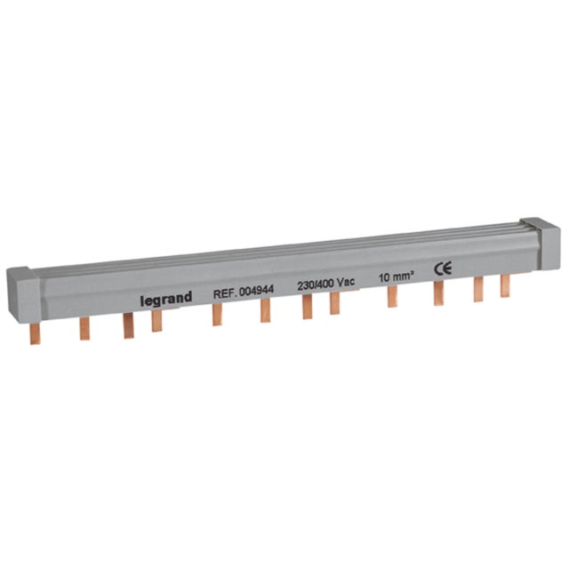Legrand 404944 - Peigne d'Alimentation hx≥ pour bornes à vis - 4P - 1 rangée - 3 mod