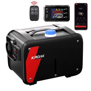 Chauffage Auxiliaire Diesel 8 KW 12V/24V Avec Télécommande Et Écran LCD - Pour Camion, Camping-car, Bateau - Chauffage Rapide Et Silencieux