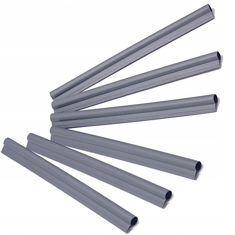 KLIPSY 19cm DO TAŚMA OGRODZENIOWA TAŚMY OGRODZENIOWEJ ZACZEPY SZARY 6 szt