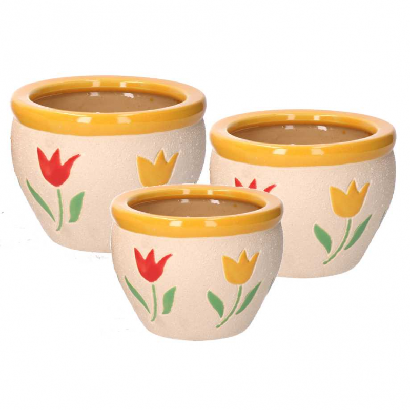 Coprivaso In Ceramica Gres Gisela Graham 36612 – Piccolo, Bianco Smaltato Con Faccina