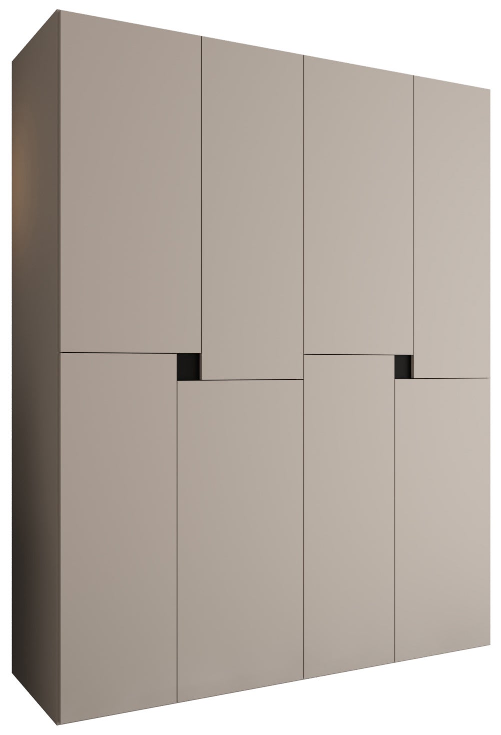Szafa uchylna otwierana TEMPO 160 x 52 x 203 cm kaszmir Abiks Meble