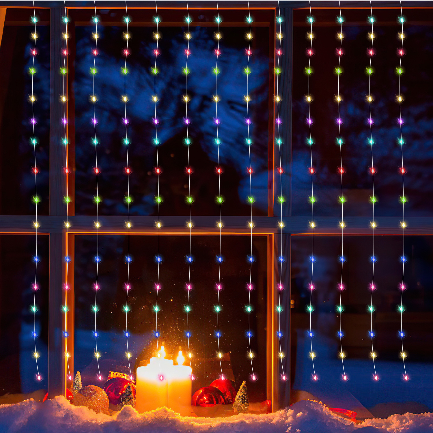 Guirlande Lumineuse étanche, 300 LED, 8 Modes, Avec Télécommande, Pour