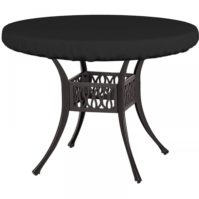 Pokrowiec na stolik kawowy do małych okrągłych mebli ogrodowych, tkanina Oxford 210D, anty-UV, 92 x 10 cm