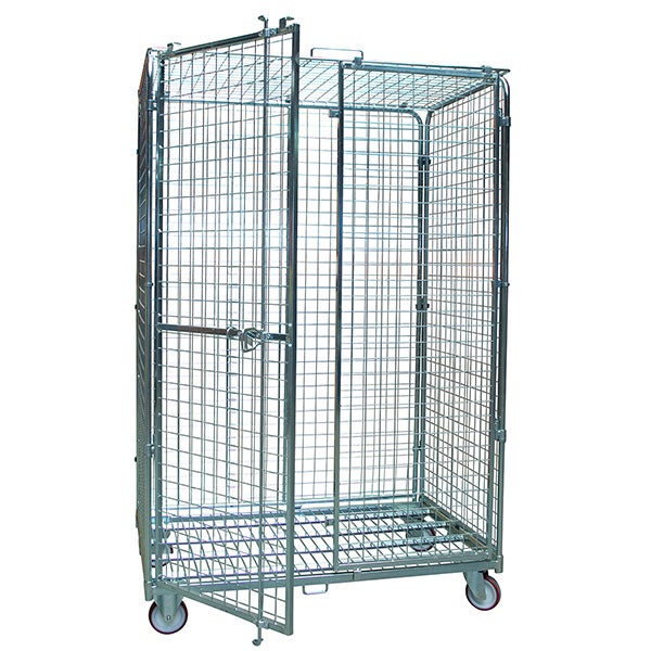 Roll conteneur 500kg - Entièrement fermé / cadenassable - Dimensions 720x800x1800mm - - 885008034 - 5