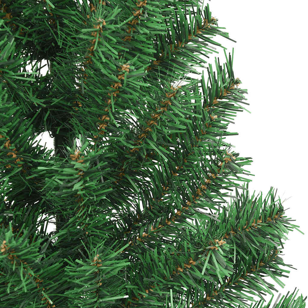 Árvore de Natal artificial meio 180 cm Verde PVC, 465 ramos, interno e externo protegido – ComfortXL - 7
