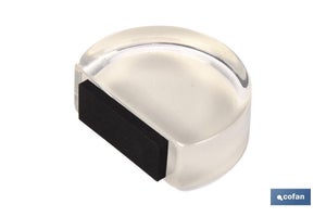 4 Fermaporta Trasparenti Autoadesivi - Protezione Pareti E Mobili Per Casa E Ufficio - Foto 11