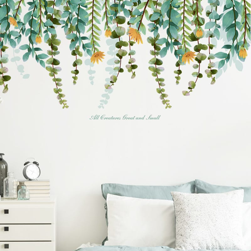 Adesivo da parete con fiori per finestra, decorazione floreale, decalcomania bianca per camera da letto, camera da letto, decorazione in vetro, armadio, fai da te in vinile, piastrelle da cucina Adesivo da parete con fiori per finestra, decorazione floreale, decalcomania bianca per camera da letto, camera da letto, decorazione in vetro, armadio, fai da te in vinile, piastrelle da cucina