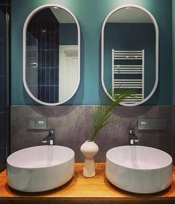 Sèche-serviette électrique blanc - (HxL) 660x500mm - 300 Watt - 300 Watt - FIO660-500E8B - 5