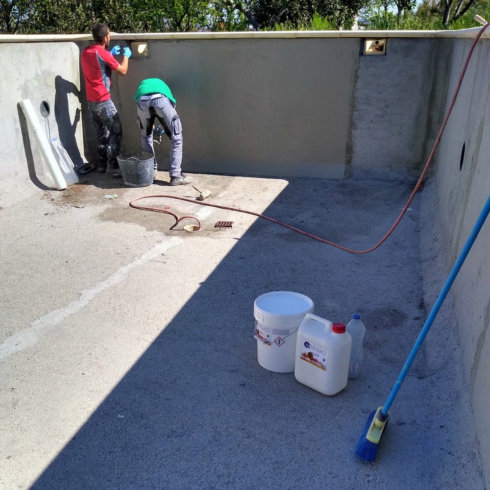 Mortelastic (25+8kg) - Malta elastica bicomponente per piscine, terrazze, pareti esterne... Idonea per superfici umide - 5
