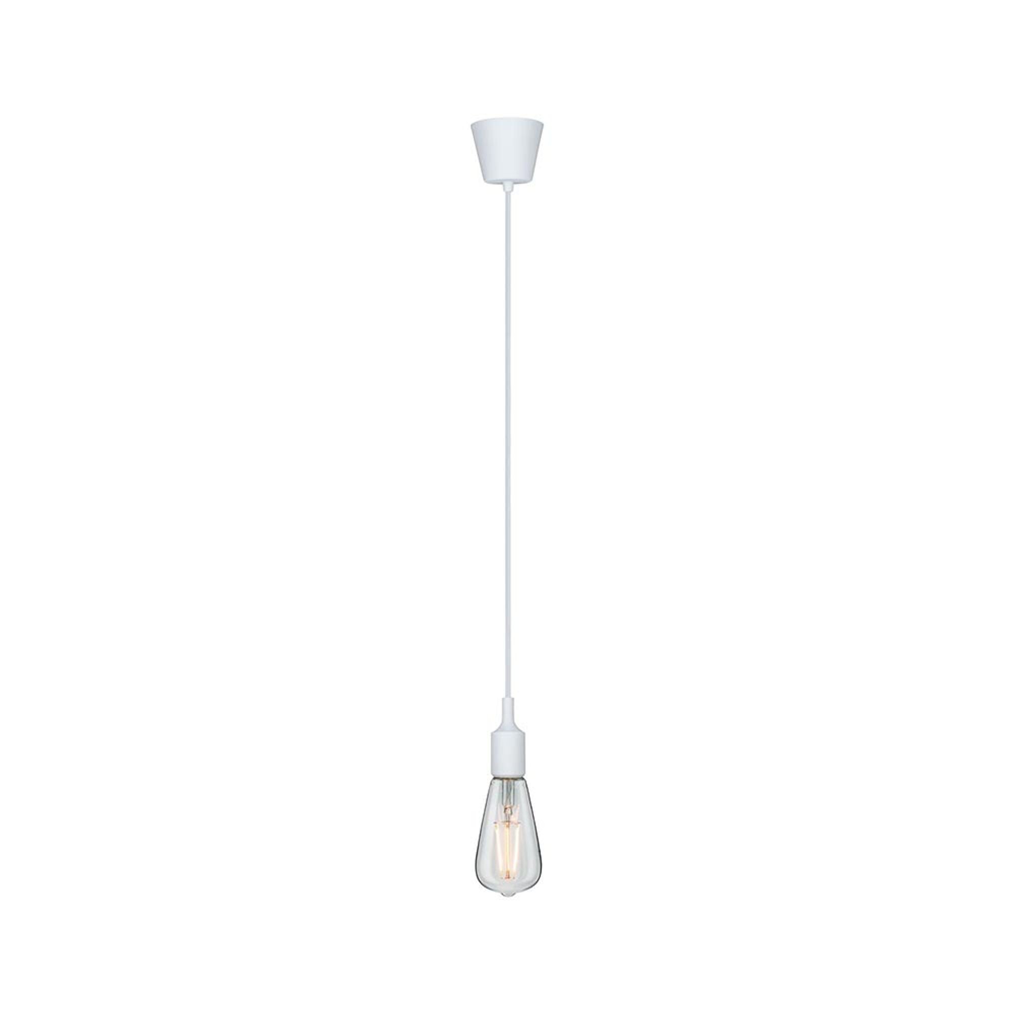 Neordic Luminaire en suspension Ketil E27 max. 60W Blanc gradable Silicone, Matière plastique - 7