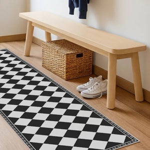 Tapis de Cuisine 50 x 120cm Devant évier Antidérapant Tapis de Couloir