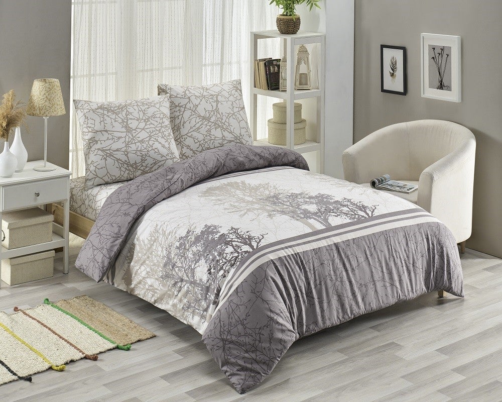 Completo Letto Stampato in Cotone Made in Italy Dis.Gattini Il Gruppon