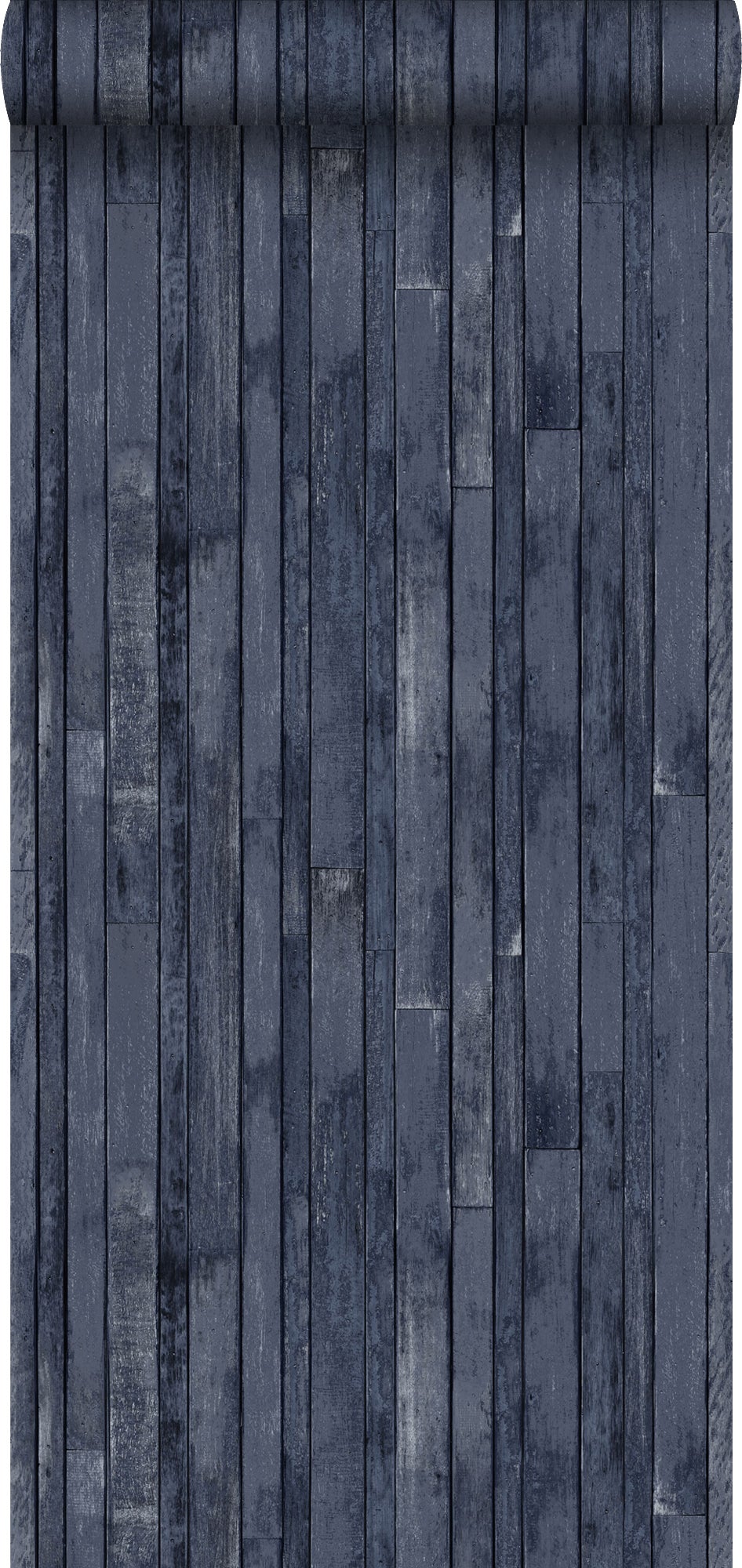 Tapeta odpady drewniane ciemnoniebieskim - 53 cm x 10.05 m - ESTAHOME