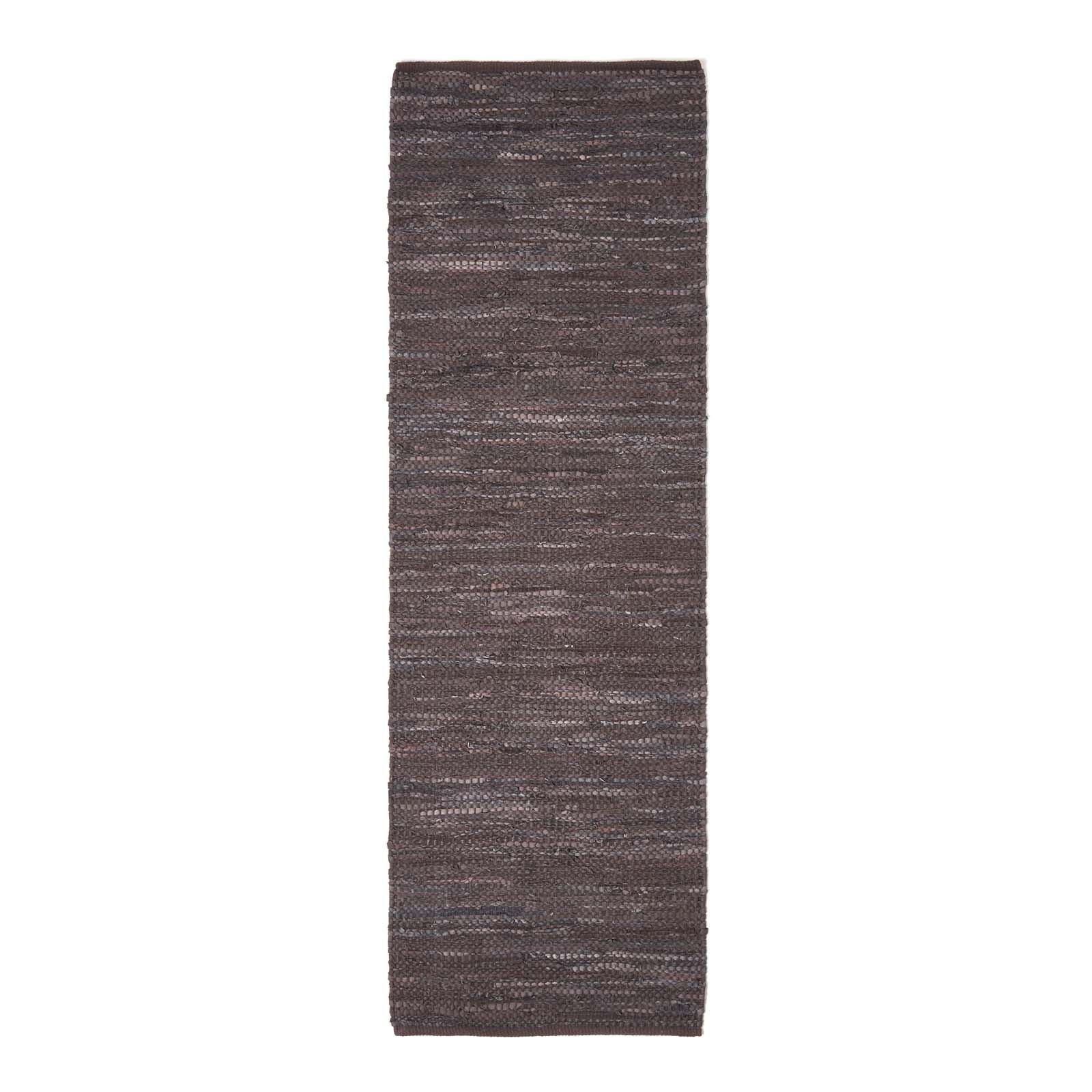 Homescapes Tappeto liscio in ciniglia 100% cotone giallo senape - 45 x