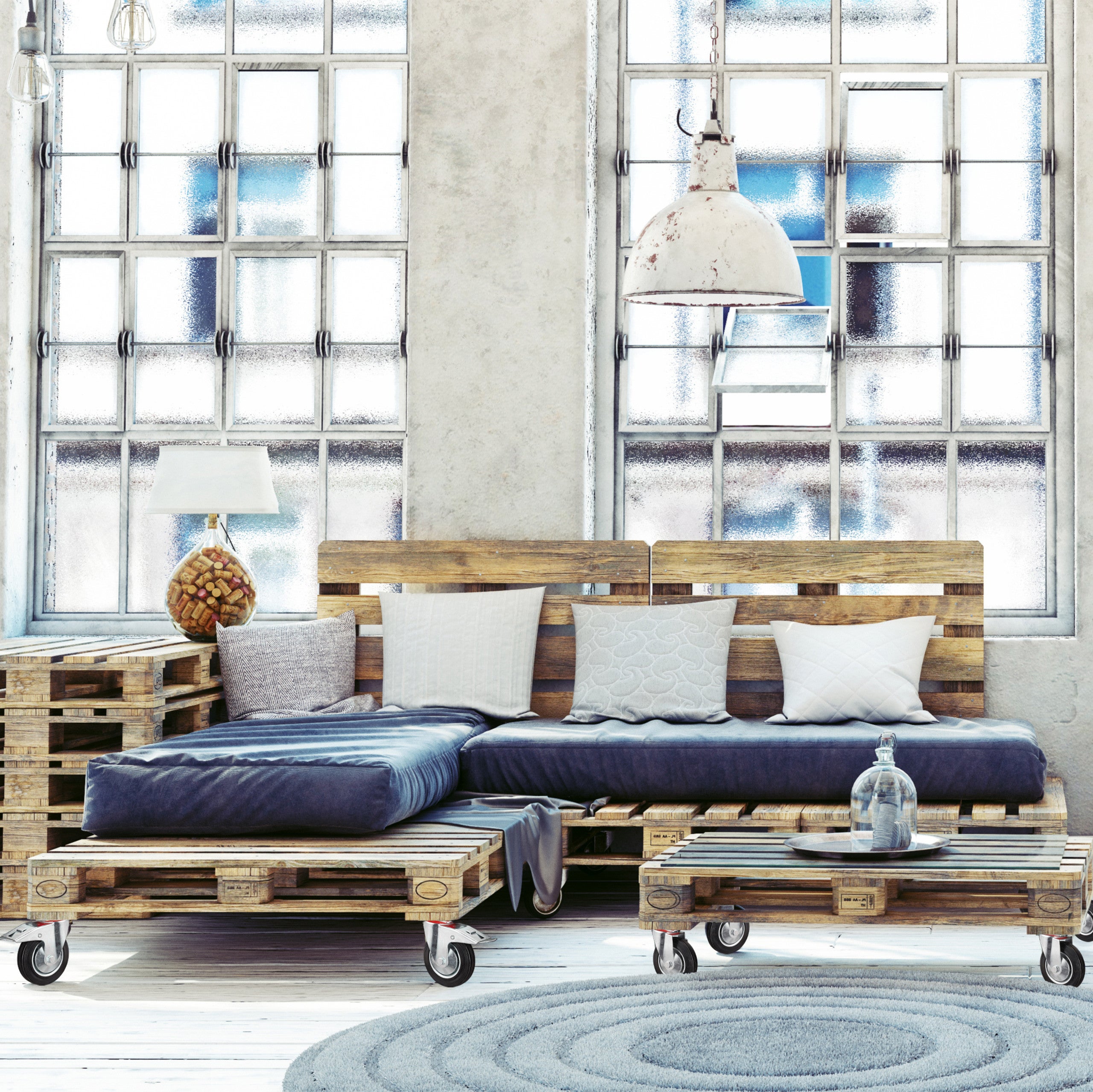 Roues charge lourde jeu de 4, pivotent à 360°, roulement à billes, 2 freins, grande capacité, 75 mm, 200kg, Relaxdays - 5