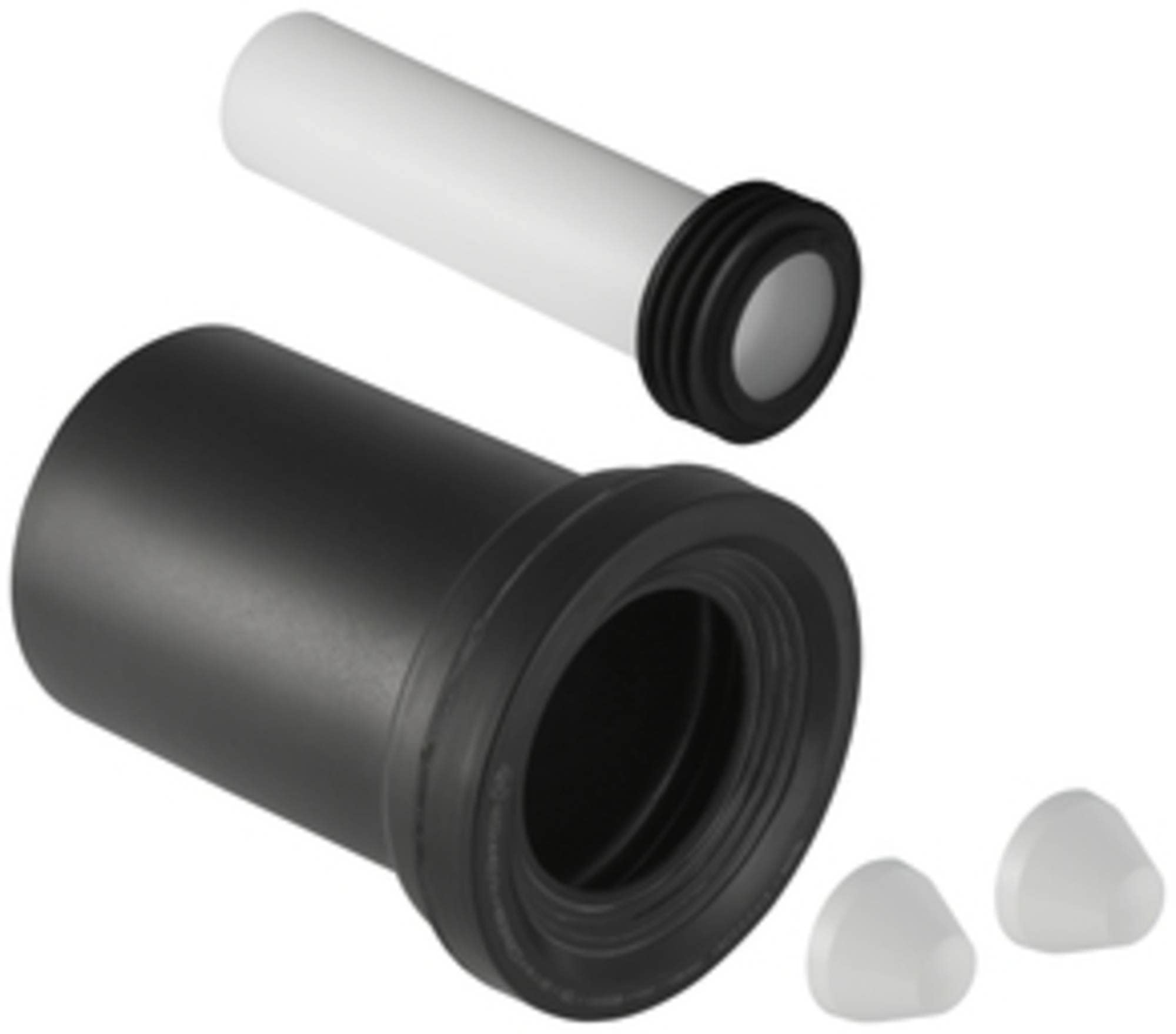 Conjunto de ligação Geberit para sanita suspensa comprimento 18,5 cm - Cromado mate - 4