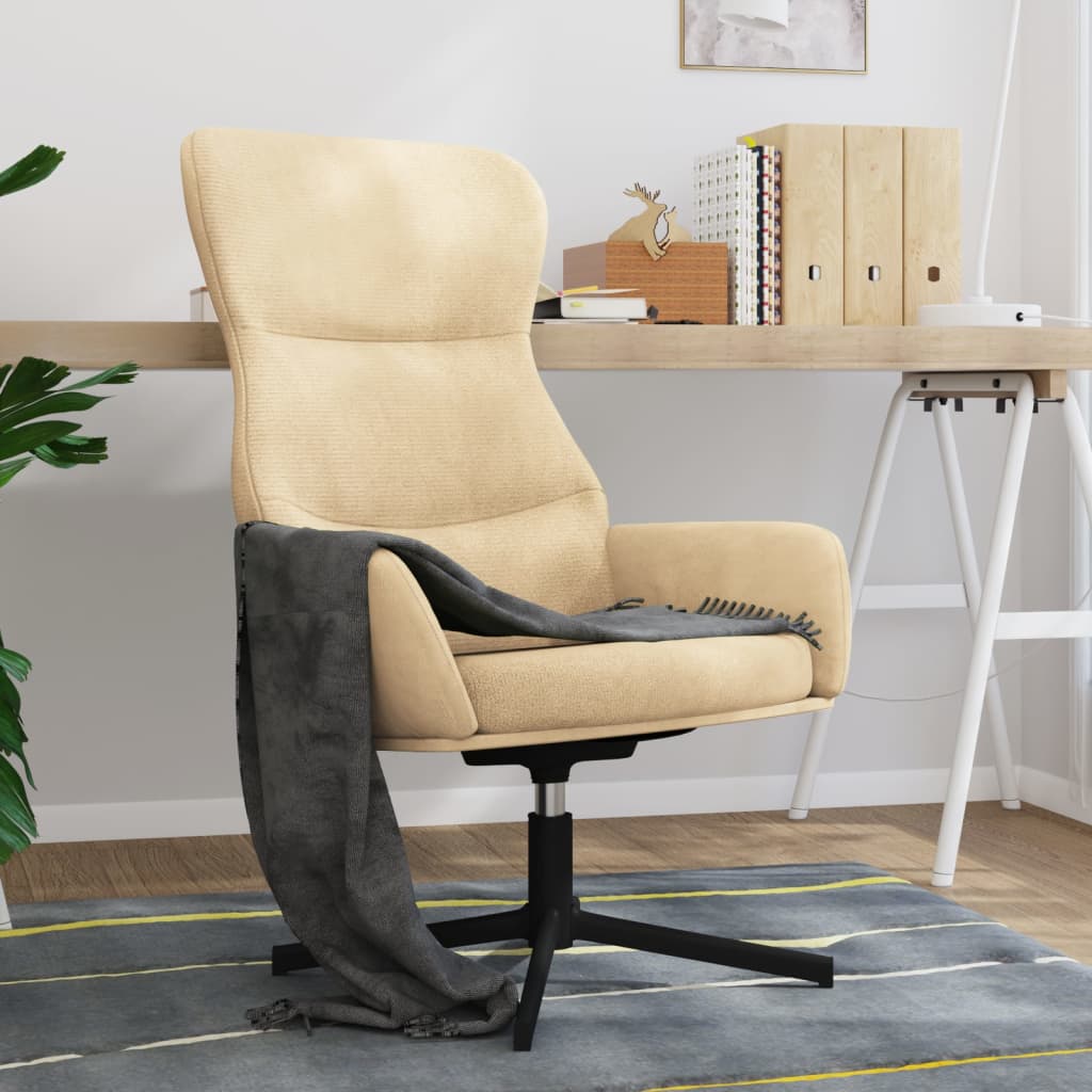 VidaXL - Fauteuil - Crème - Kunstleer | Leen Bakker