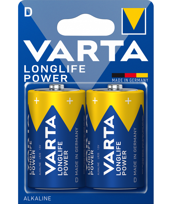 2 Piles LR20 D VARTA Alcaline - 9