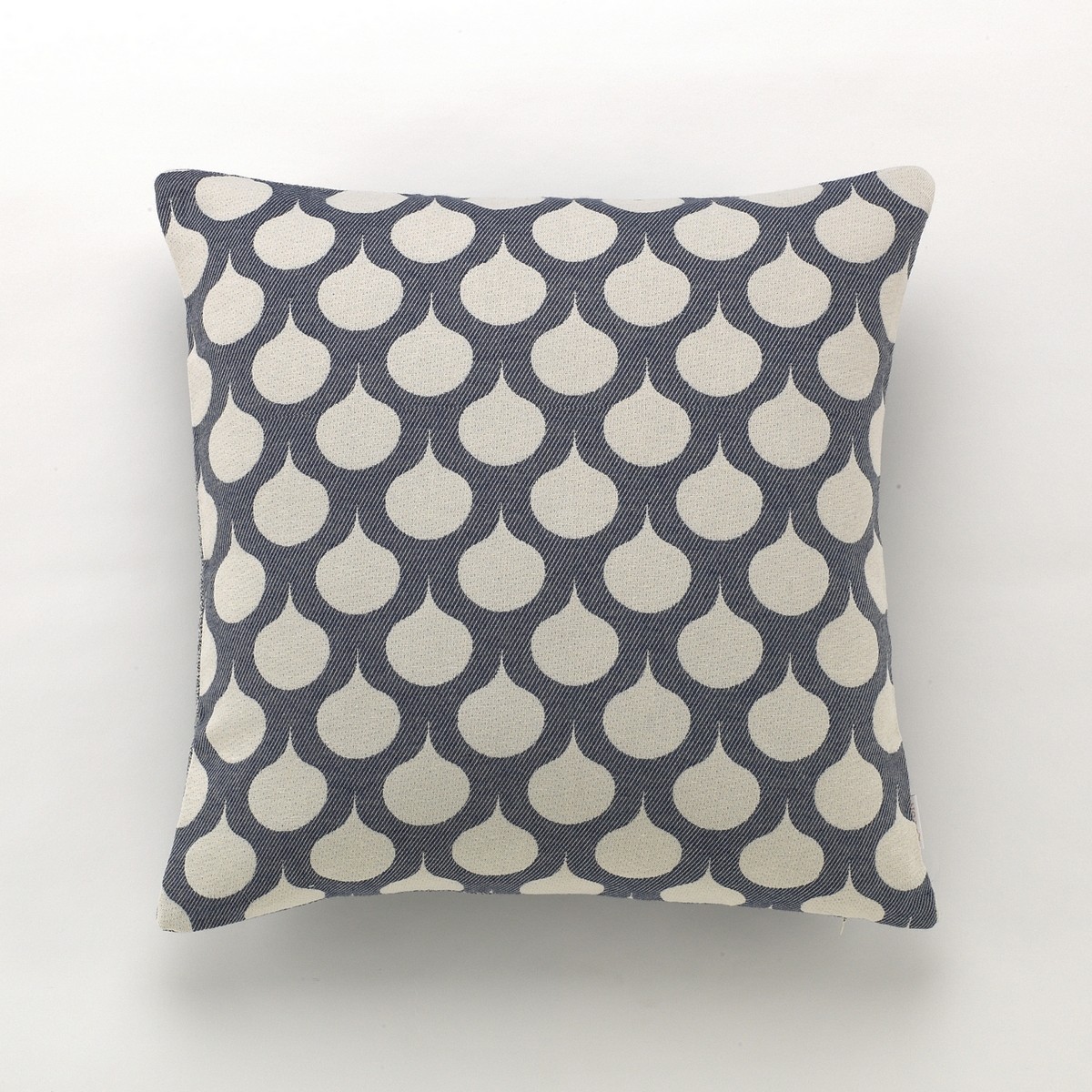 Funda cojín algodón reciclado astún color azul - 30x50 cm (2 ud)