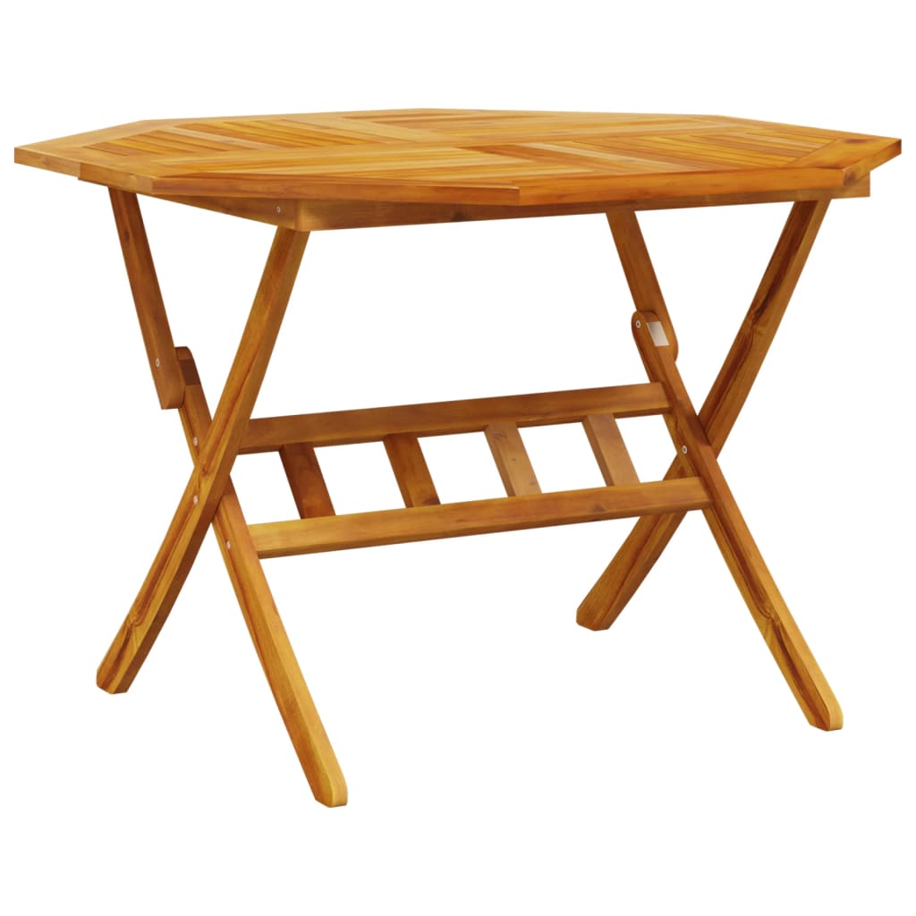 Table d'appoint d'extérieur rectangulaire en Bois Multicouleur 2 places - 6