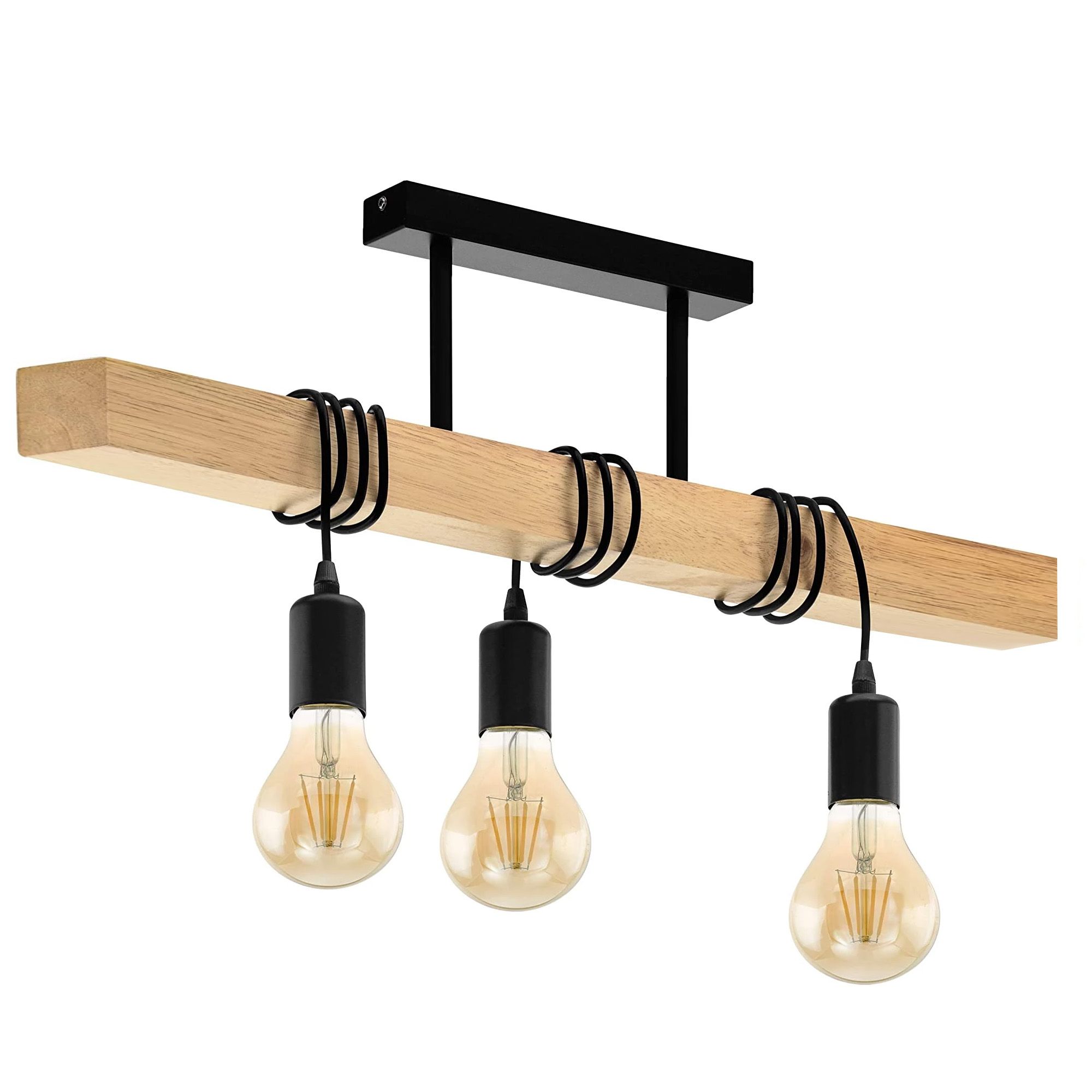 Lampa Sufitowa Wisząca Toolight App973-3Cp Line Czarny