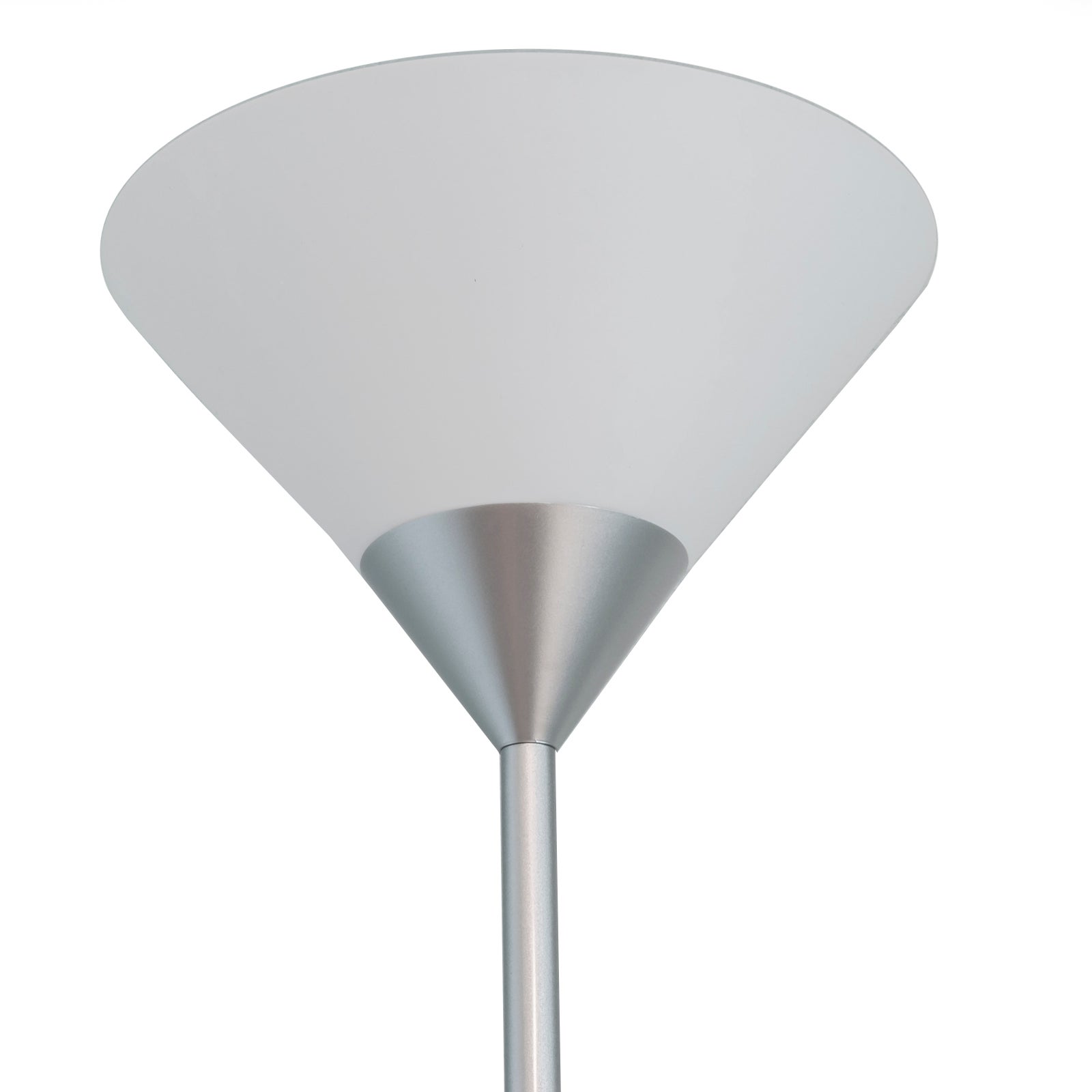 Lampadaire LED 2 lumières E27 bras flexible canapé de lecture 230V COULEUR BLANC - 2