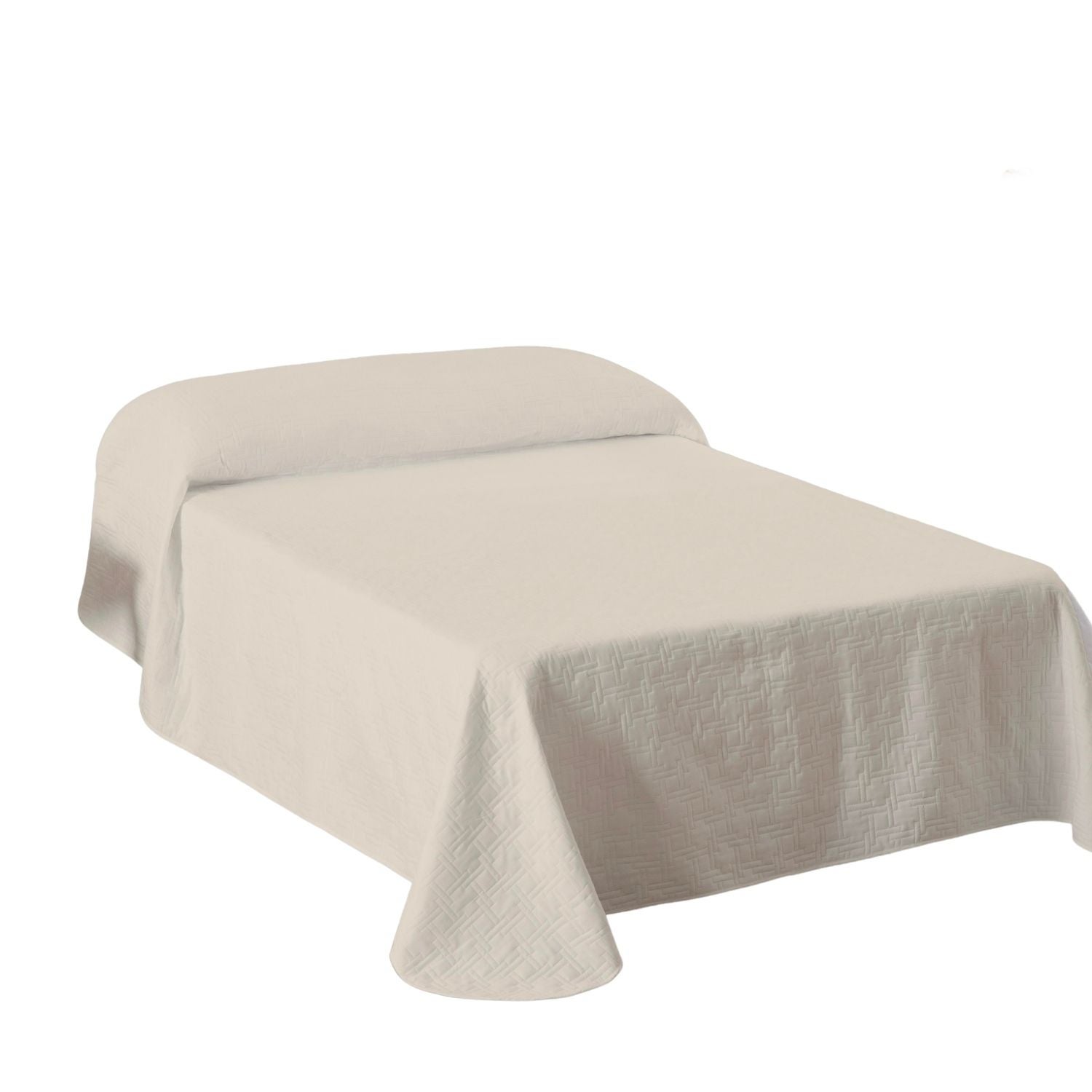Colcha Primavera Verano Reversible Toscana Beige cama 150cm - 6